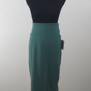 NWT LuLaRoe Medium Teal Cassie Pencil Skirt